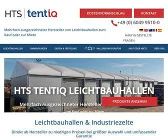 HTS-IND.de(Gewerbehallen in Leichtbauweise) Screenshot
