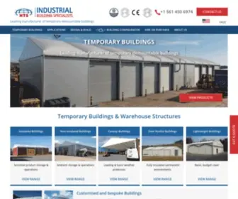 HTS-Industrial.com(Temporary Buildings & Warehouses) Screenshot