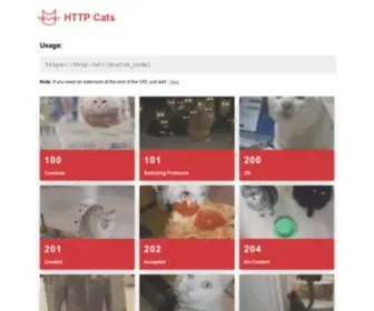 HTTP.cat(Http cats) Screenshot