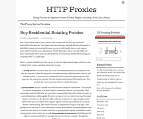 HTTPproxy.us(HTTPproxy) Screenshot