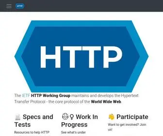HTTPWG.org(IETF HTTP Working Group) Screenshot