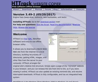 HTtrack.com(Free Software Offline Browser (GNU GPL)) Screenshot