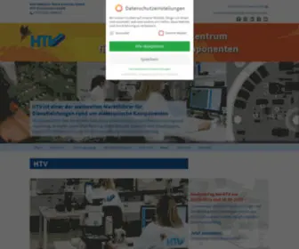 HTV-GMBH.de(Das Hochleistungszentrum für elektronische Komponenten) Screenshot