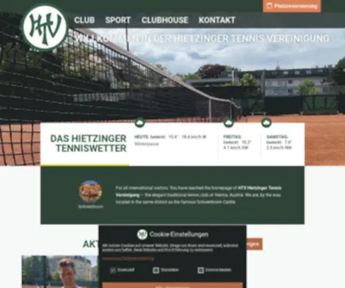 HTV-Tennis.at(Startseite) Screenshot