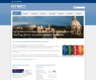 HTWC.com(HTWC Mainframe Modernization Application Migration Rehosting) Screenshot