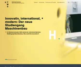 HTWG-Konstanz.de(Hochschule Konstanz) Screenshot