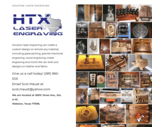 HTxlaser-Engraving.com(HTX Laser Engraving) Screenshot