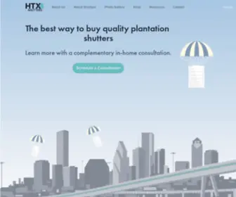 HTXshutters.com(HTX Shutters) Screenshot