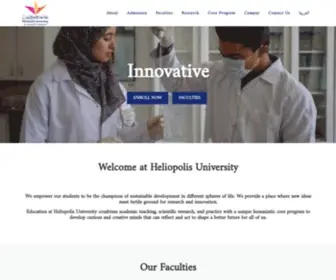 HU.edu.eg(Sustainable Development for Egypt and the World) Screenshot