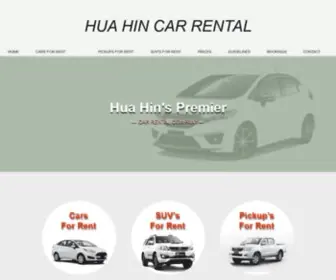 Huahincarrental.com(Hua Hin Car Rental) Screenshot