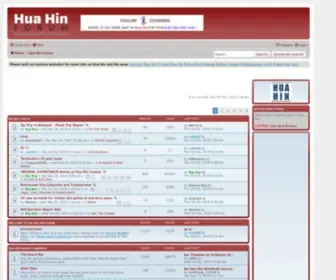 Huahinforum.com(Hua Hin Forum) Screenshot