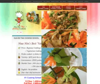 Huahinthaicookingacademy.com(Hua Hin Thai Cooking Academy) Screenshot