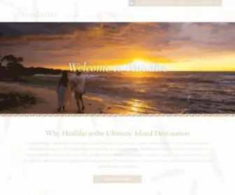 Hualalairesort.com(Big Island) Screenshot