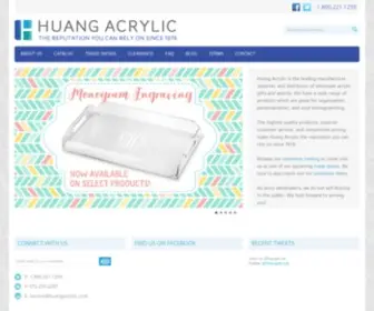 Huangacrylic.com(Huang Acrylic) Screenshot