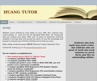 Huangtutor.com(Huang Tutors san jose) Screenshot