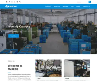 HuapingValves.com(Ningbo Huaping Intelligent Control Technology Co) Screenshot
