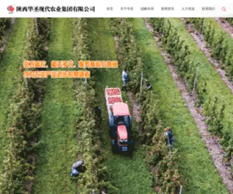 Huashengfruit.com(陕西华圣现代农业集团有限公司) Screenshot