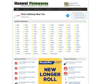 Huaweifirmwares.com(Huawei Firmware Updates) Screenshot