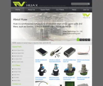 Huax-Printing.com(Videojet Parts) Screenshot