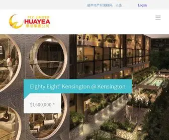 Huayea.com.au(Real Estate Sydney) Screenshot