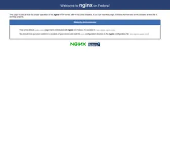 Huayiwork.com(Test Page for the Nginx HTTP Server on Fedora) Screenshot
