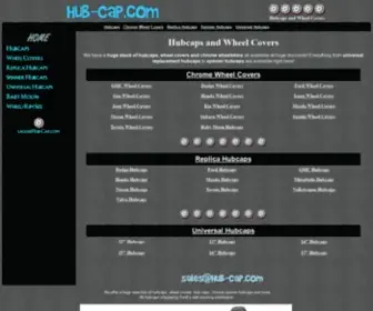 Hub-Cap.com(Hubcaps Hub Caps Chrome Wheel Covers) Screenshot