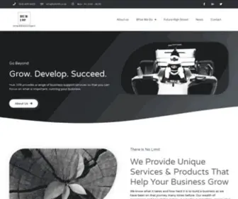 Hub109.co.uk(Develop & Succeed with Business Support Services from HubHub 109) Screenshot