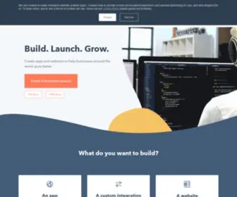 Hubapi.com(Hubspot developer site) Screenshot