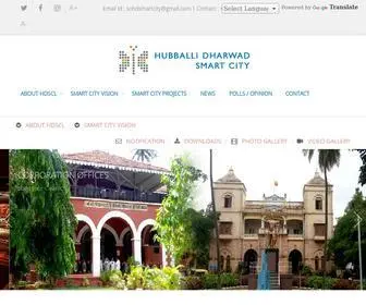 Hubballidharwadsmartcity.com(Hubballi Dharwad Smart City) Screenshot