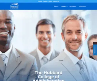 Hubbardcollege.info(Hubbard College of Administration) Screenshot