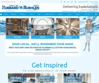 Hubbardkitchenandbath.com(Hubbard Pipe and Supply Inc Trained staff) Screenshot