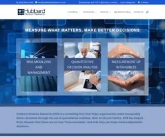 Hubbardresearch.com(Applied Information Economics) Screenshot
