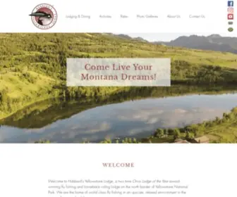 Hubbardslodge.com(Guest Ranch) Screenshot