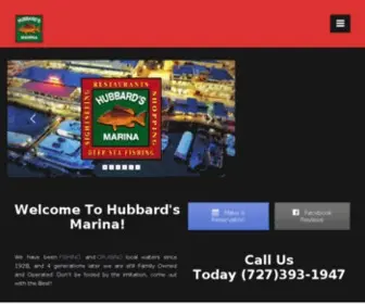 Hubbardsmarina.com(Hubbard&#039;s Marina) Screenshot