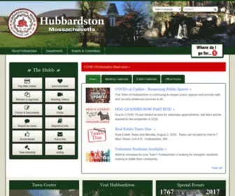 Hubbardstonma.us(Hubbardston, MA) Screenshot