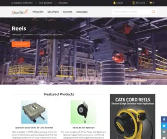 Hubbell-Gleason.com(Gleason Reel Corp) Screenshot