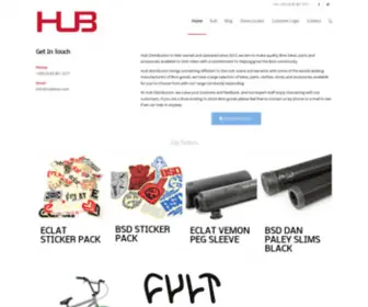 Hubbmx.com(HUB Distribution) Screenshot