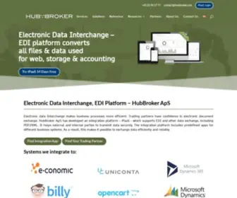 Hubbroker.com(Electronic Data Interchange) Screenshot