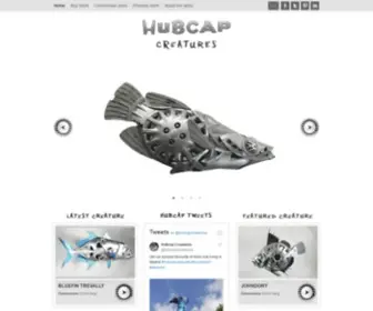 Hubcapcreatures.com(Hubcap Creatures) Screenshot