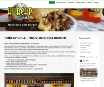 Hubcapgrill.com(Houston's Best Burger) Screenshot
