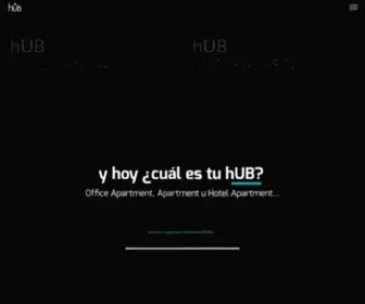 Hub.cl(Inmobiliaria HUB hÛB Aparts) Screenshot
