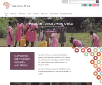 Hubcymru.org(Hub Cymru Africa) Screenshot