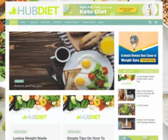 Hubdiet.com(Hub Diet) Screenshot