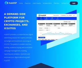 Hubdsp.com(Crypto Advertising Demand Side Platform) Screenshot