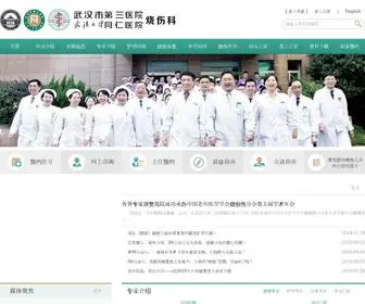 Hubei-Burns-Center.com(武汉市第三医院烧伤科) Screenshot