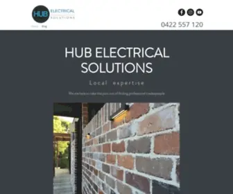 Hubelectrical.com.au(Solar) Screenshot