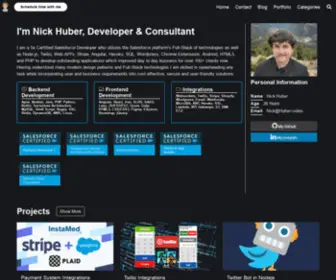 Huber.codes(Nick Huber) Screenshot