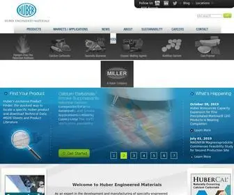 Hubermaterials.com(Huber Engineered Materials) Screenshot