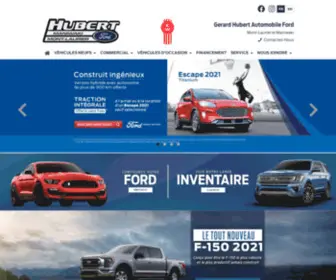 Hubertauto.net(Gerard Hubert Automobile Ford) Screenshot