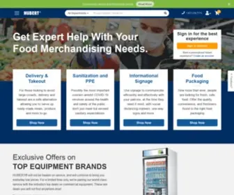 Hubert.com(Experts in Innovative Food Merchandising Solutions) Screenshot